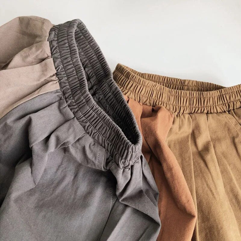 Пролет Есен Деца Бебешки Момчета Момичета Свободни панталони Детски дрехи Joint Turnip Pants Ежедневни панталони Бебешки момчета Момичета Детски панталони