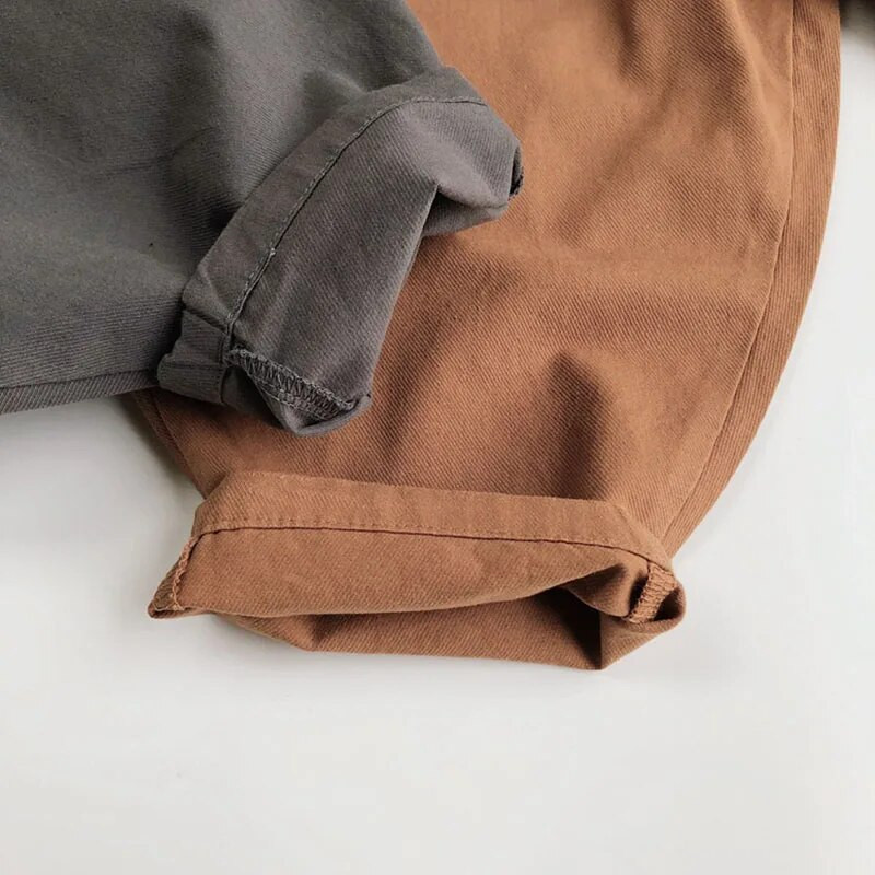 Пролет Есен Деца Бебешки Момчета Момичета Свободни панталони Детски дрехи Joint Turnip Pants Ежедневни панталони Бебешки момчета Момичета Детски панталони