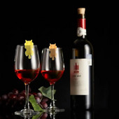 6 komada nasumičnih boja 3D oblika mačića Party Glass Cup Diskriminator Čaša za vino Šarm pribor za označavanje za party Božićni dekor