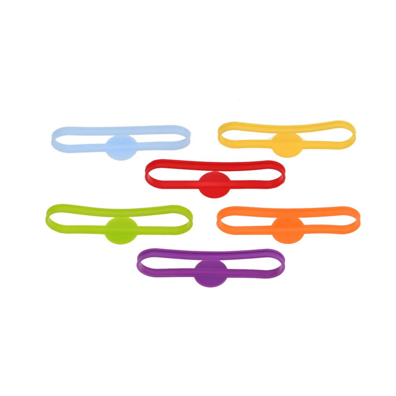 Maisto klasės silikoninė taurė vyno gėrimo puodelis ilgos juostelės žymėjimas vyno puodelis stiklo žymekliai Namų baras Virtuvės įrankių priedai