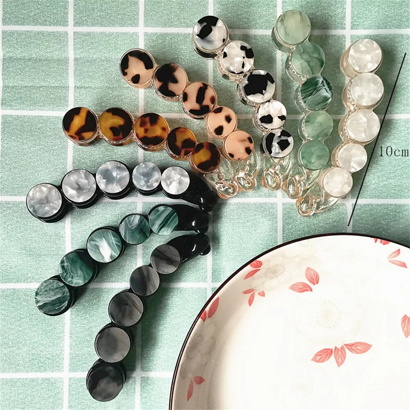 Marmoriteralised juukseküünisklambrid Banaaniklambrid kõrge hobusesabahoidja Libisemiskindlad juuksenõelaga juuksetarvikud naistele