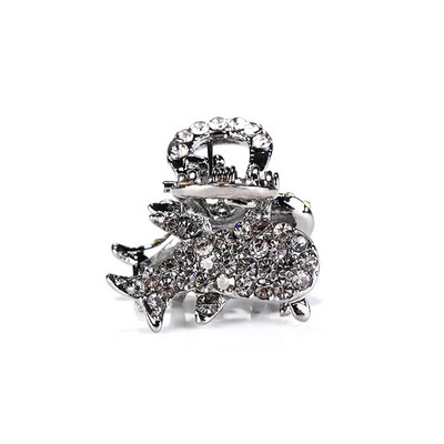 Clip pentru gheare de păr mic de lux cu strasuri, lebădă creativă, fluture, rechin, ace de păr pentru animale, femei, fete, machiaj, spălat, breton.