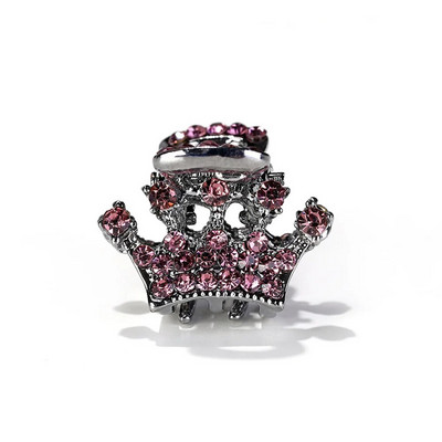 Clip pentru gheare de păr mic de lux cu strasuri, lebădă creativă, fluture, rechin, ace de păr pentru animale, femei, fete, machiaj, spălat, breton.