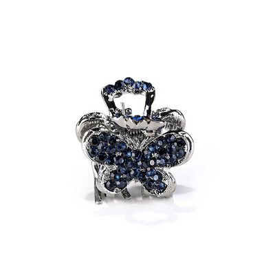 Clip pentru gheare de păr mic de lux cu strasuri, lebădă creativă, fluture, rechin, ace de păr pentru animale, femei, fete, machiaj, spălat, breton.