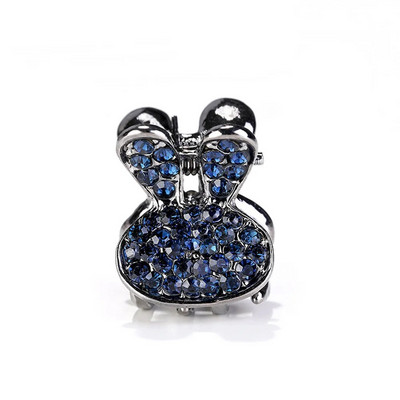 Clip pentru gheare de păr mic de lux cu strasuri, lebădă creativă, fluture, rechin, ace de păr pentru animale, femei, fete, machiaj, spălat, breton.