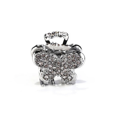 Clip pentru gheare de păr mic de lux cu strasuri, lebădă creativă, fluture, rechin, ace de păr pentru animale, femei, fete, machiaj, spălat, breton.