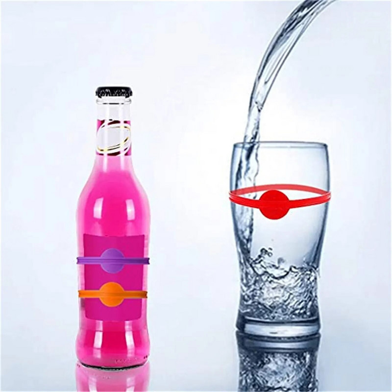 12/24 buc. Marcatori pentru pahare de vin din silicon pentru pahar de petrecere etichete de marcare pentru pahare de vin pentru barul de acasă Accesorii pentru unelte de bucătărie