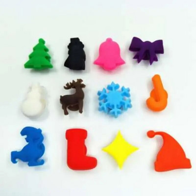 12 vnt/komplektas Silikoninis raudonojo vyno taurės žymeklis Creative vyno taurės identifikatorius siurbimo taurė Etiketė Vakarėlio šventė Virtuvės baro priedai