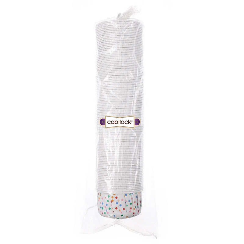 Cești de hârtie cu buline Boluri de desert de unică folosință Cești de desert pentru prăjitură cu înghețată Rechizite pentru petreceri festive