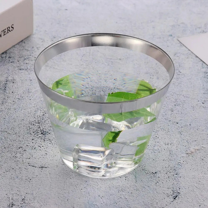 10/20/30 τεμ. Διακόσμηση σπιτιού για πάρτι γενεθλίων Γάμου Αναλώσιμα Διαφανή επιτραπέζια σκεύη Πλαστικά ποτήρια