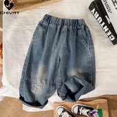 Copii noi, vintage, plini, blugi drepti, băieți, clasici, denim, pantaloni lungi, pantaloni pentru copii, blugi casual, îmbrăcăminte de primăvară toamnă