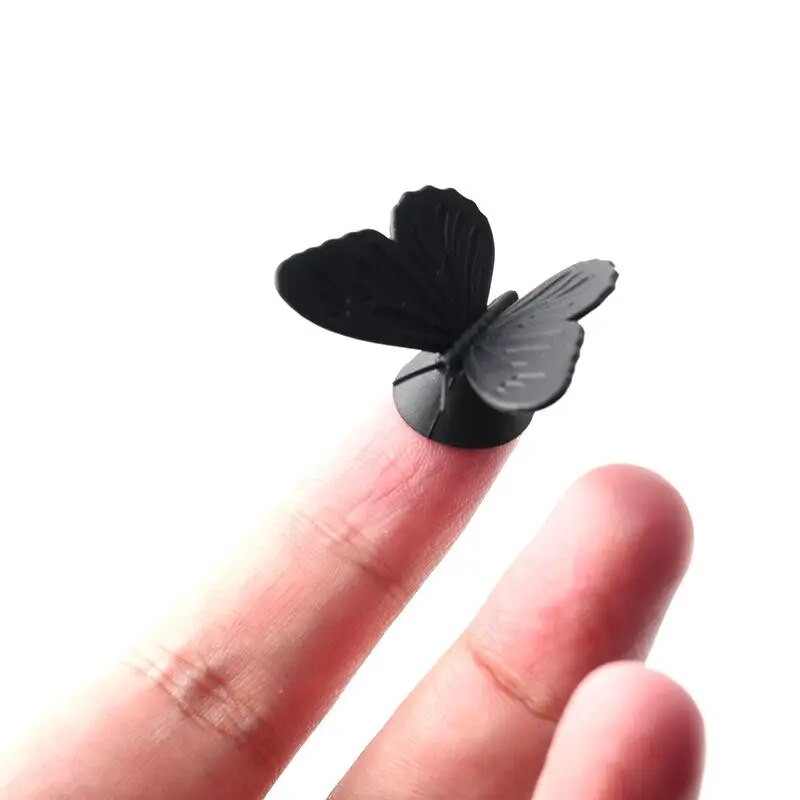 10 vnt. Silikono vyno taurės žavesys drugelis vyno taurė Identifikuokite taurę Žymės Gėrimų etikečių dekorai