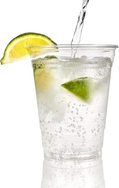 D2 100PCS jednokratne prozirne plastične čaše za piknik na otvorenom, rođendanske čaše za desert, posuđe za kuhinju, plastične vjenčane čaše za piknik