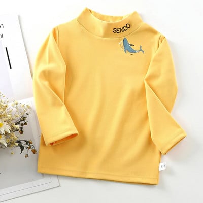 Toamnă 2 4 6 8 10 ani Haine confortabile pentru fete An Bluză Cămăși Moda copii mânecă trompetă Haine roz Top mânecă lungă Topuri albe