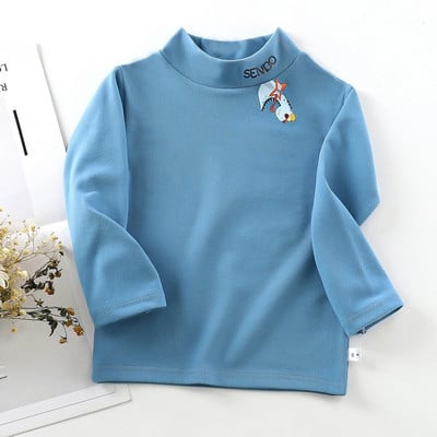 Toamnă 2 4 6 8 10 ani Haine confortabile pentru fete An Bluză Cămăși Moda copii mânecă trompetă Haine roz Top mânecă lungă Topuri albe