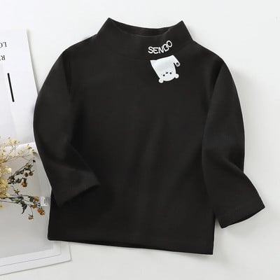 Toamnă 2 4 6 8 10 ani Haine confortabile pentru fete An Bluză Cămăși Moda copii mânecă trompetă Haine roz Top mânecă lungă Topuri albe