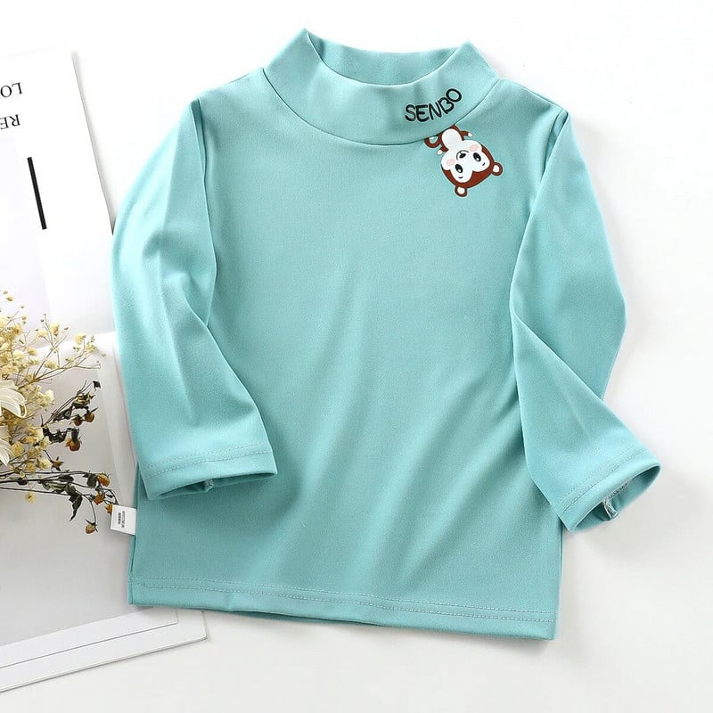 Toamnă 2 4 6 8 10 ani Haine confortabile pentru fete An Bluză Cămăși Moda copii mânecă trompetă Haine roz Top mânecă lungă Topuri albe