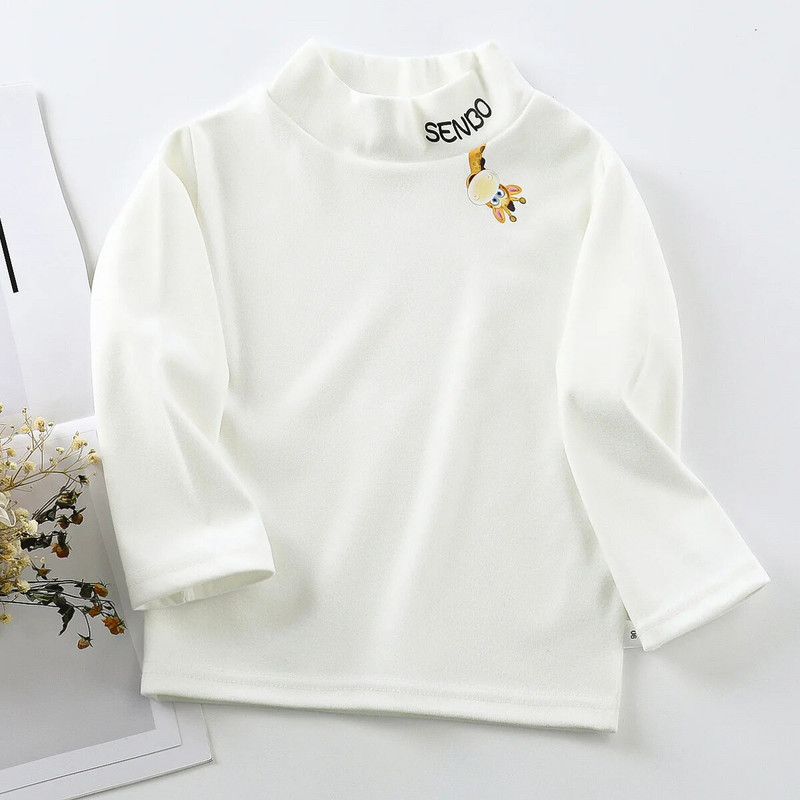 Toamnă 2 4 6 8 10 ani Haine confortabile pentru fete An Bluză Cămăși Moda copii mânecă trompetă Haine roz Top mânecă lungă Topuri albe