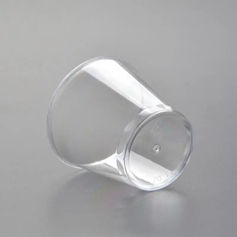 20 vnt. 30 ml mini skaidraus plastiko vienkartiniai vakarėlių akiniai želė puodeliai Gobelet plastikiniai stiklainiai Gimtadienio virtuvės priedai