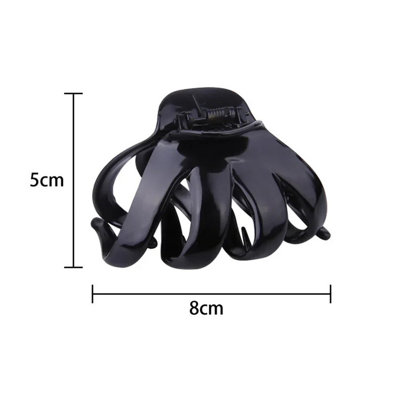 Laides Designer Octopus Hair Catch Agrafă mare de primăvară Agrafe pentru gheare de păr pentru femei Accesorii de păr pentru fete Articole pentru cap