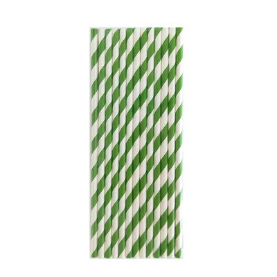 25db Színes csíkos biológiailag lebomló eldobható papír szívószálak szívószálak Esküvői Születésnapi Partik Díszítési Kellékek
