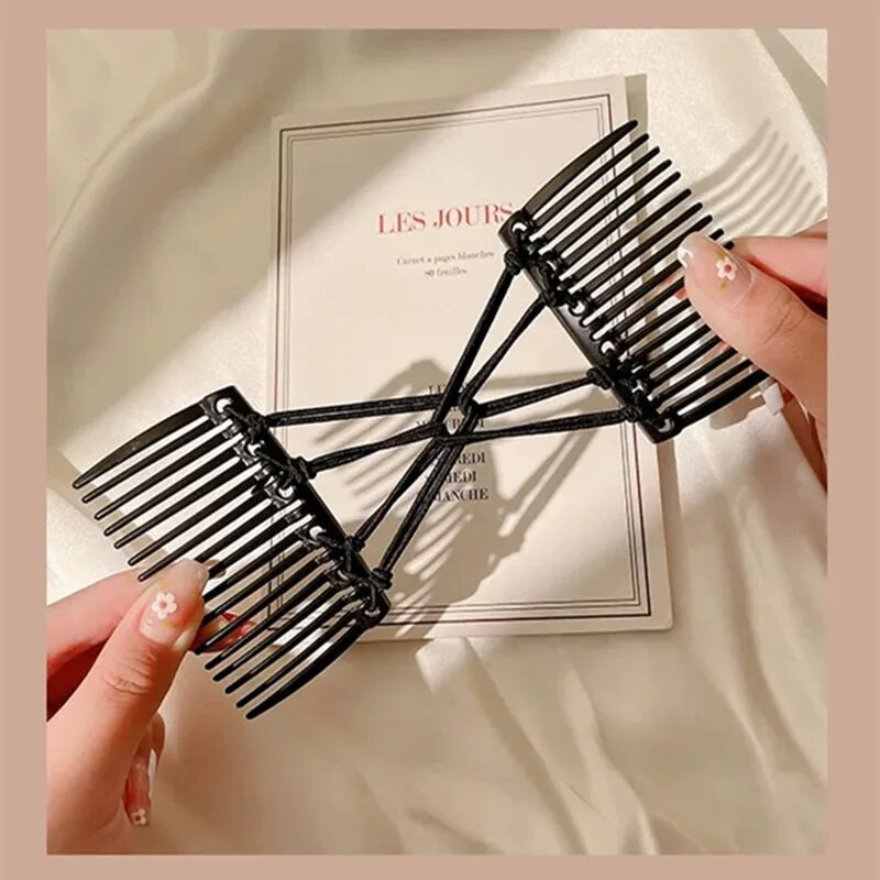 Vintage Creative Magic juuksekamm Elastne köiskettaga juukseklamber naistele Peakatted juuksekamm juukseklamber Moodsad juukseaksessuaarid