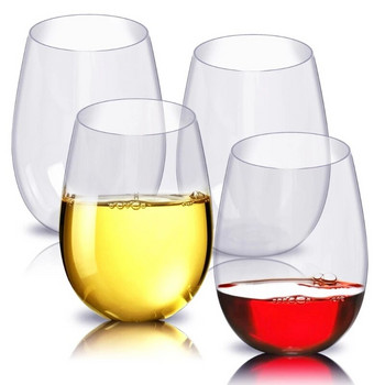 Πλαστικά ποτήρια ποτηριών κόκκινου κρασιού Επαναχρησιμοποιήσιμα διαφανή φλιτζάνια μπύρας με χυμό φρούτων