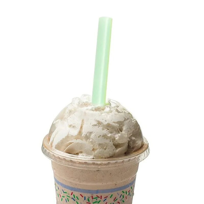 Pai mari din plastic colorate de 10 mm, ecologice, reutilizabile, Smoothie cu bule de petrecere, Accesorii pentru smoothie, bataturi de lapte, Bar Boba Paie