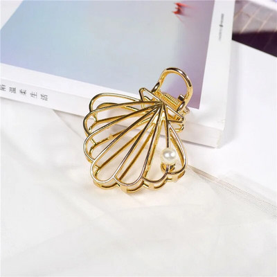 2022, noi femei, elegante, auriu, geometric, gheare de păr din metal, agrafe de păr de crab, bentiță, accesorii de păr la modă