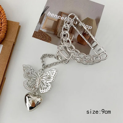 2022, noi femei, elegante, auriu, geometric, gheare de păr din metal, agrafe de păr de crab, bentiță, accesorii de păr la modă