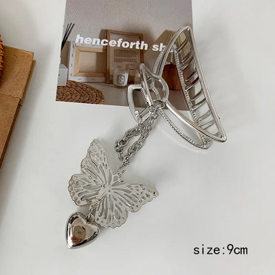 2022, noi femei, elegante, auriu, geometric, gheare de păr din metal, agrafe de păr de crab, bentiță, accesorii de păr la modă