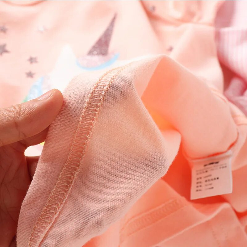 2023 primăvara toamnă modă nou 3 4 5 6 7 8 9 10 ani copii drăguț culoare bomboane topuri cu mânecă lungă desene animate tricou de bază pentru fetițe