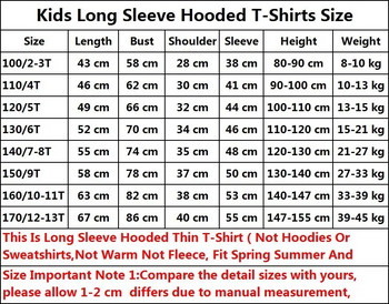 Детска модна тениска с цифрови блокове Тънка тениска с дълъг ръкав и качулка за момчета и момичета 2-13T Детски аниме анимационни щампи Дрехи Тениски