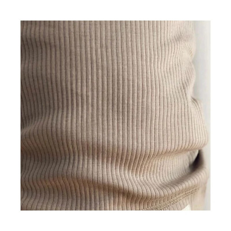 Tricou cu mâneci lungi pentru copii Haine băiețel pentru fetiță Costum din bumbac pentru copii Îmbrăcăminte pentru copii Topuri pentru copii cu nervuri Lenjerie de dormit pentru bebeluși