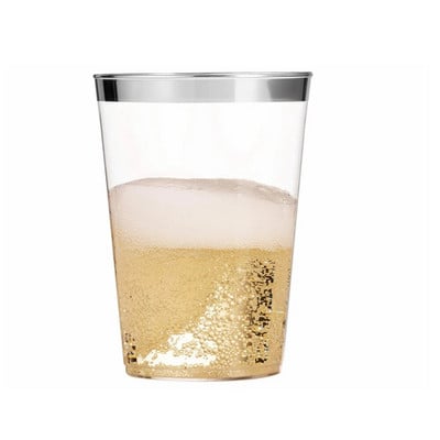 20 de bucăți pahare de vin de unică folosință, 12 oz, cești din plastic dur transparent, cu ramă de plastic