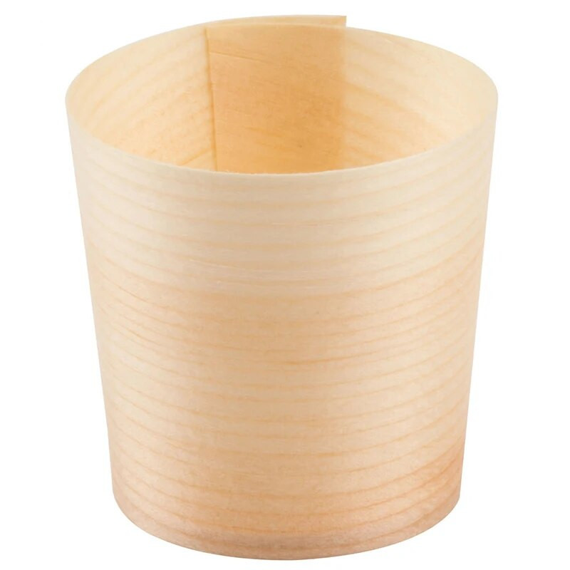 50 bucăți x accesorii pentru petreceri de nuntă acasă, 45*45 mm, de unică folosință, din lemn de pin, cartofi prăjiți, ceașcă de servire pentru desert