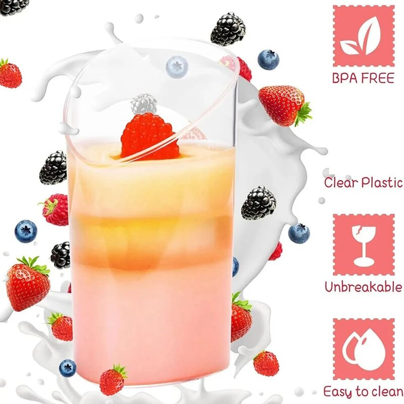24 bucăți mousse de înghețată pentru desert Picnic pentru petrecere Ambalare pentru desert Cupe pentru budincă Rechizite transparente de Crăciun