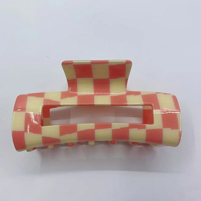 INS Fashion Agrafe acrilice cu gheare pentru păr, negru, alb, neted, bej, neregulat, geometric, ac de păr pentru femei, bijuterii, cadouri