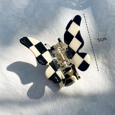 INS Fashion Agrafe acrilice cu gheare pentru păr, negru, alb, neted, bej, neregulat, geometric, ac de păr pentru femei, bijuterii, cadouri