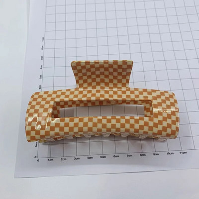 INS Fashion Agrafe acrilice cu gheare pentru păr, negru, alb, neted, bej, neregulat, geometric, ac de păr pentru femei, bijuterii, cadouri