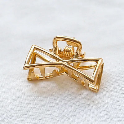 1 buc. Gheare de păr geometrică, simplă, simplă, pentru femei, fete