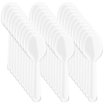 Μίνι διάφανα πλαστικά κουτάλια μαχαιροπήρουνα μιας χρήσης Ζελέ επιδόρπιο παγωτό κουτάλι ορεκτικό κουταλάκι κουταλάκι κουτάλες κουζίνας