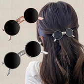 Ochelari de modă din metal Agrafă de păr Gheare Ac de primăvară Agrafe Vintage Arc Femei Grășe de păr Fete Coadă de cal Coc Accesorii pentru păr