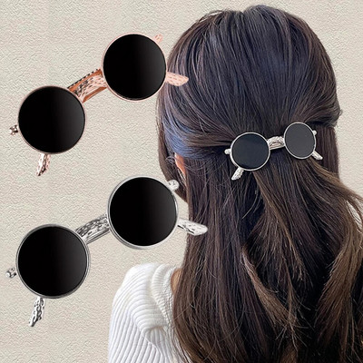 Модни метални очила Щипка за коса Нокти Пролетни фиби Шноли Винтидж лък Дамски щипки за коса Опашка за момичета Аксесоари за коса