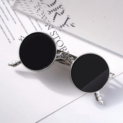 Ochelari de modă din metal Agrafă de păr Gheare Ac de primăvară Agrafe Vintage Arc Femei Grășe de păr Fete Coadă de cal Coc Accesorii pentru păr