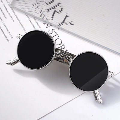 Ochelari de modă din metal Agrafă de păr Gheare Ac de primăvară Agrafe Vintage Arc Femei Grășe de păr Fete Coadă de cal Coc Accesorii pentru păr