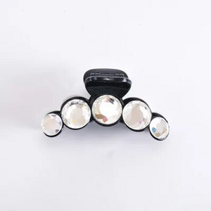 Femei Cristal Păr Crab Gheare de păr din plastic Clemă Rășină Barette Top Gripper Cristal Strass Pearl Agrafe de păr