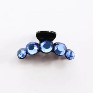 Femei Cristal Păr Crab Gheare de păr din plastic Clemă Rășină Barette Top Gripper Cristal Strass Pearl Agrafe de păr