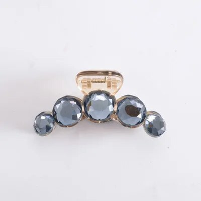 Femei Cristal Păr Crab Gheare de păr din plastic Clemă Rășină Barette Top Gripper Cristal Strass Pearl Agrafe de păr