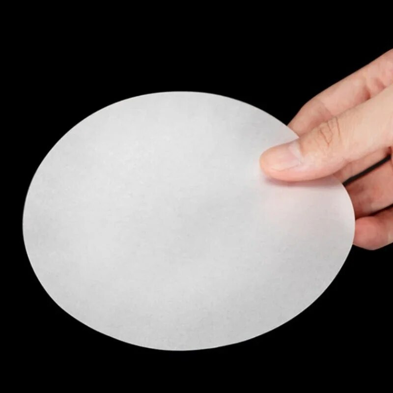 100 vnt. puodelio dangtelio dangtelio nepralaidi popierinė plėvelė, skirta hermetiškiems puodelių dangčiams Vienkartinės apvalios formos nepralaidi popierinė plėvelė arbatos pieno parduotuvei